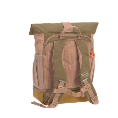 LÄSSIG - Kindergartenrucksack Rolltop - nature hazelnut (rose) – Bild 4