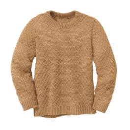 DISANA – Aran-Strick-Pullover – karamell (braun)