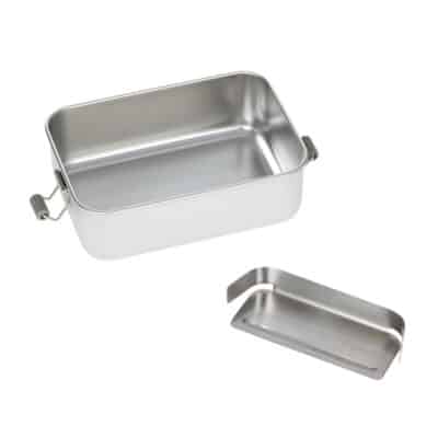 KleinerWald Brotdose LÄSSIG Lunchbox Unique Neu Edelstahl Stainless Steel Vesper Vesperdose Brotzeit Kindergartendose Schulkind