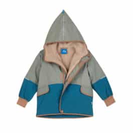 finkid – MOSKA MUKKA – Winterjacke mit Teddyfutter – bluestone/navy