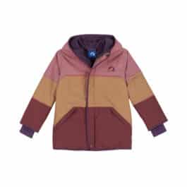 finkid – TAIKA SNOW – Sportliche Winterjacke im Colorblocking – (cedar/plum)