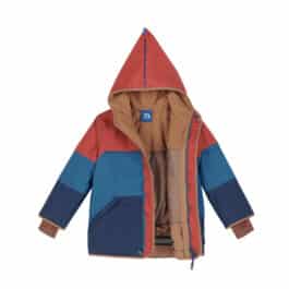 finkid – TAIKA SNOW – Sportliche Winterjacke im Colorblocking – (cedar/plum)