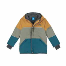 finkid – TAIKA SNOW – Sportliche Winterjacke im Colorblocking – (sunflower/dark sage)