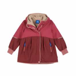 finkid – AINA MUKKA – Winterjacke mit Teddyfutter – berry/peach