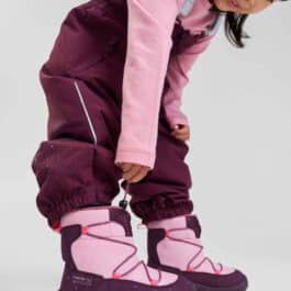 Reima – ENSILUMI – wasserfester Barfuß-Winterstiefel – Deep Purple (rosa)
