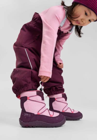 Reima - ENSILUMI - wasserfester Barfuß-Winterstiefel - Deep Purple (rosa) – Bild 2