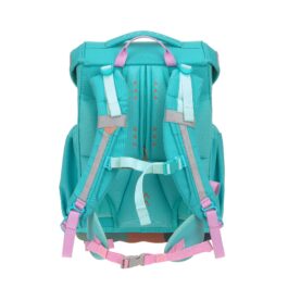 LÄSSIG – SLIM SCHULRANZEN Set 7-teilig – unique türkis